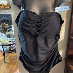 Younique Elegant Black Swim Top